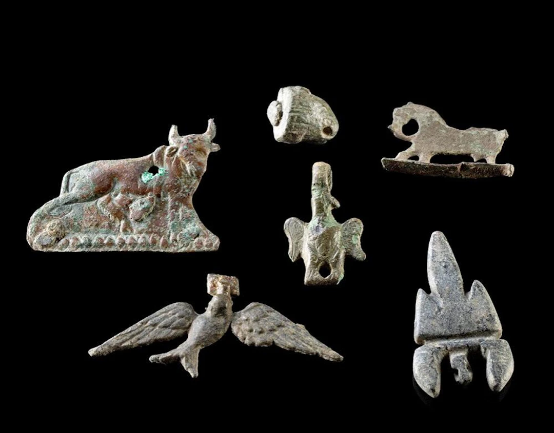 6 Ancient Animal Amulets | Roman Bronze Horse, Eagle, Lion and Bull