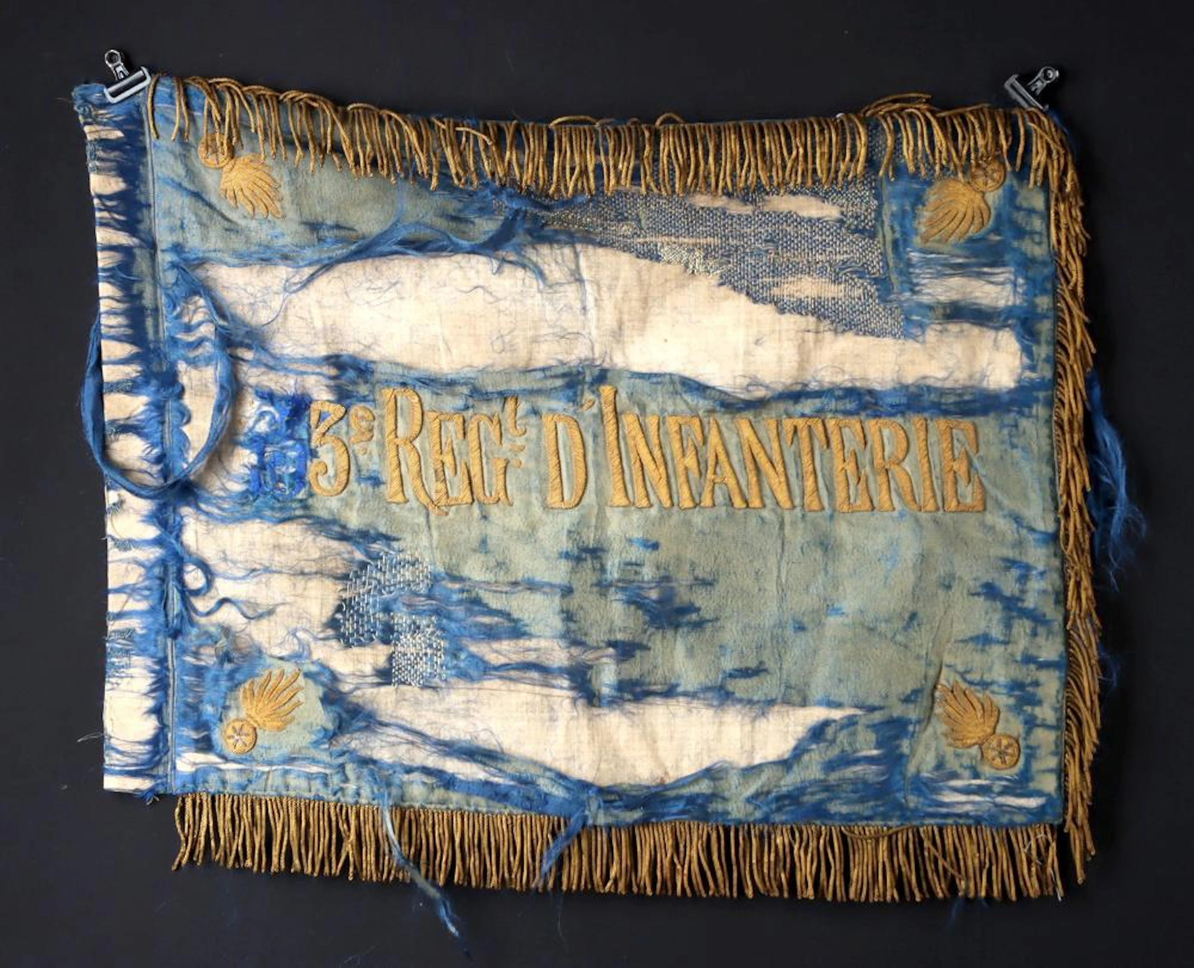 French 3rd Infantry Regiment Fanion, Silk Military Flag