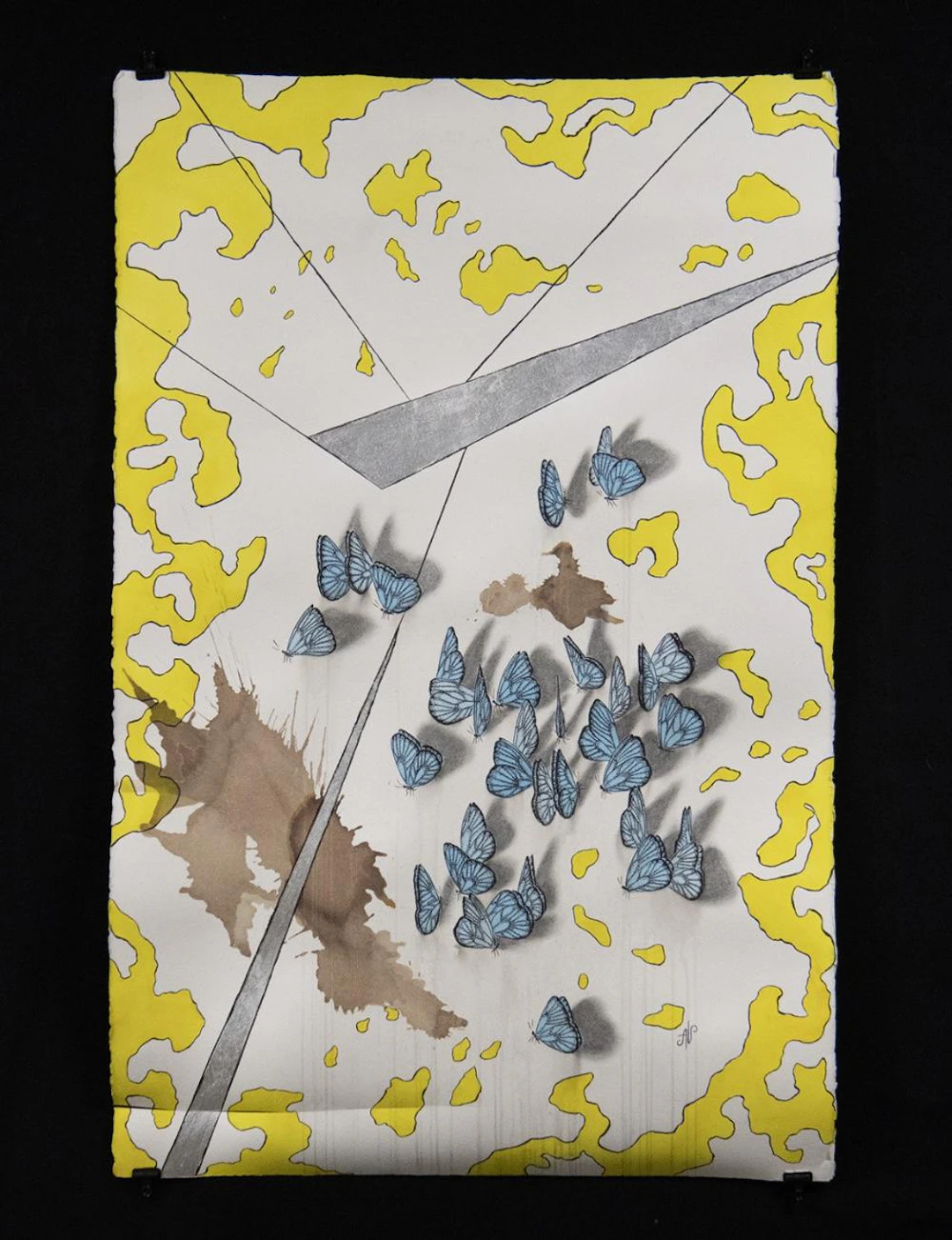 Alena Vavilina Mixed Media - "No Boundaries 4" (2023)
