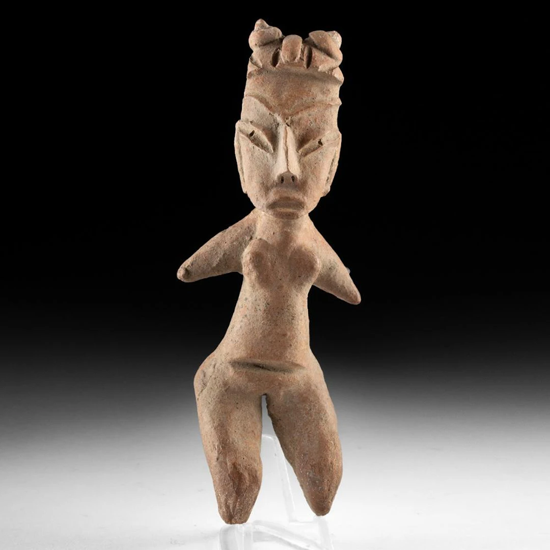 Tlatilco Terracotta Nude Female Figure - Fertility Idol