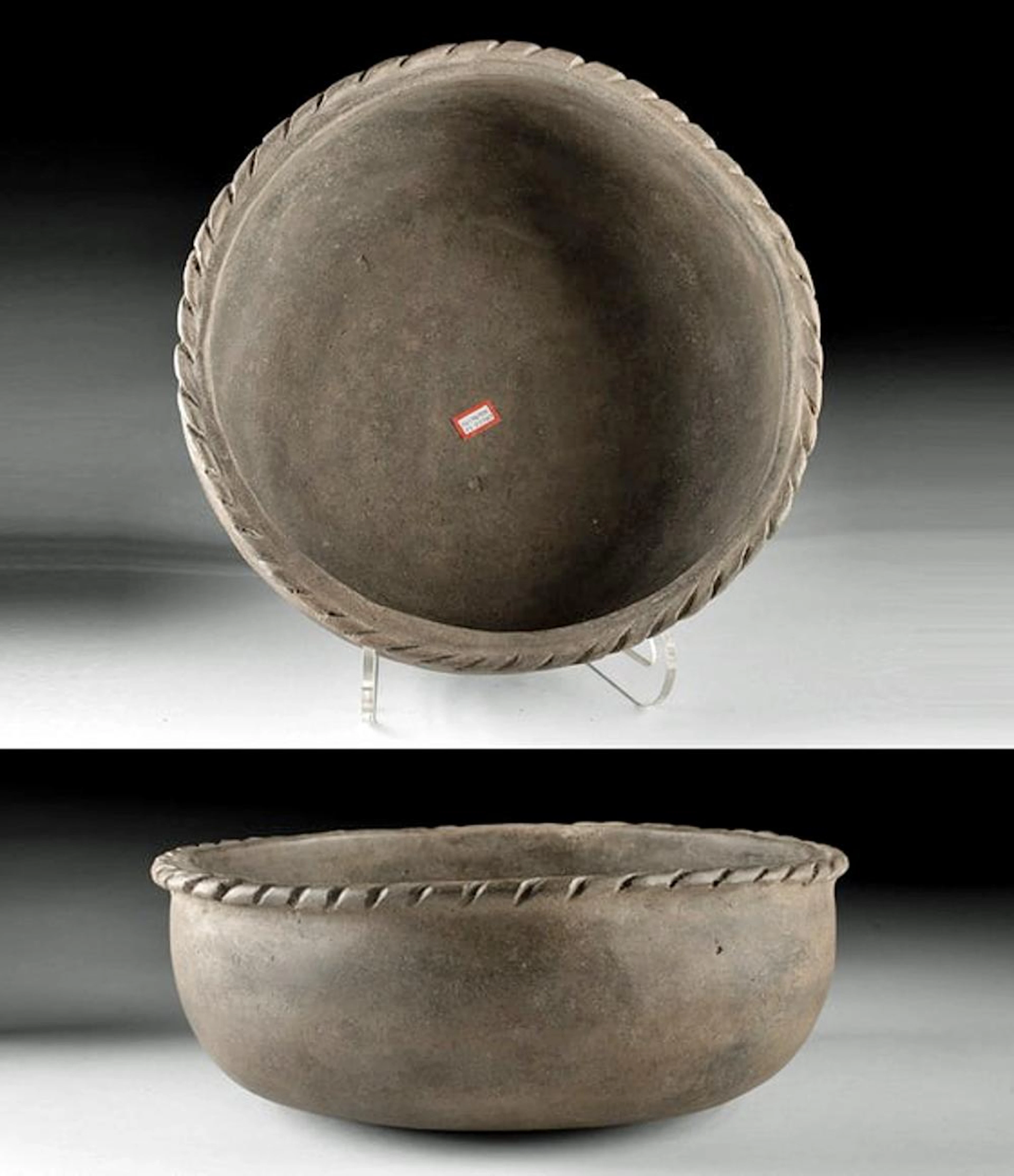 Mississippian Bell Plain Bowl | Haynes Bluff Notched Rim