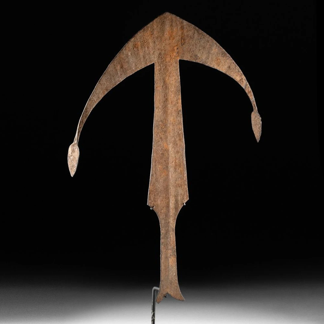 Kwele Mandjong Anchor-Form Currency Blade, Gabon