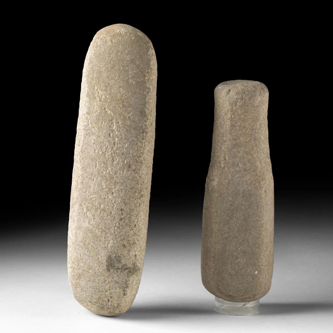 Costa Rica Stone Mano and Pestle, Volcanic Rock Grinding Tools