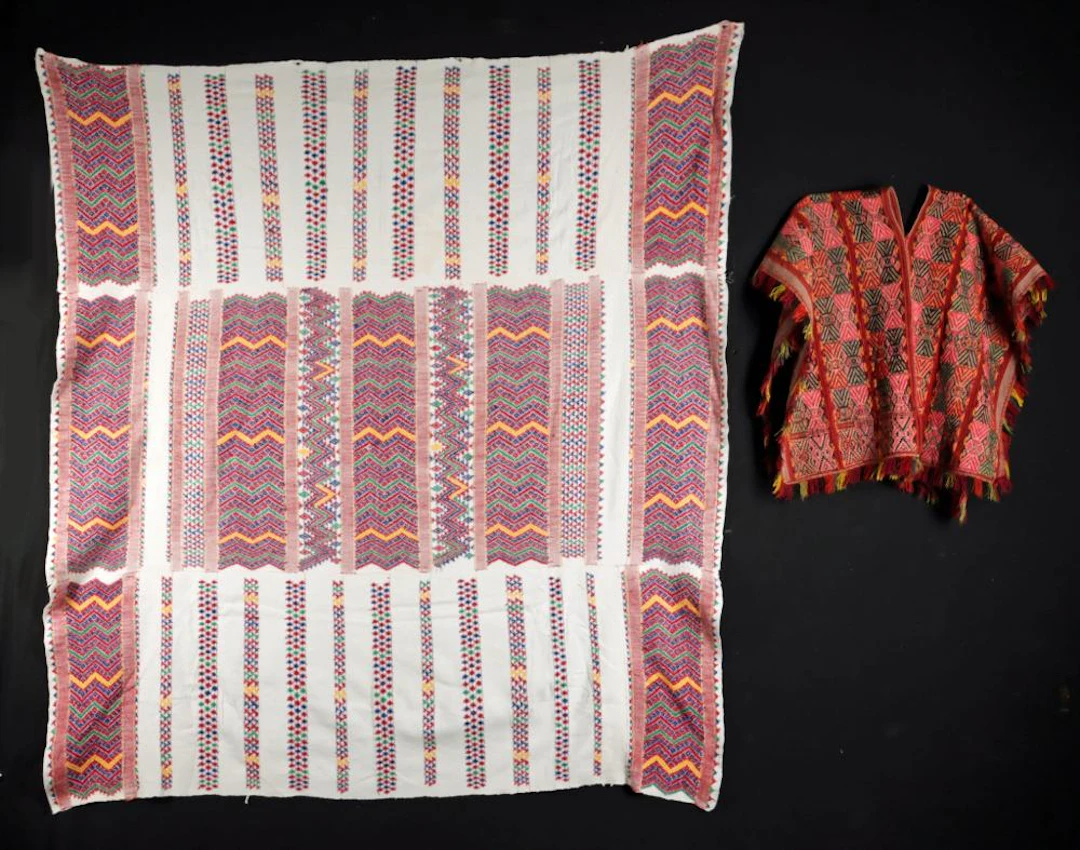 Two Vintage Peruvian & Guatemalan Textiles