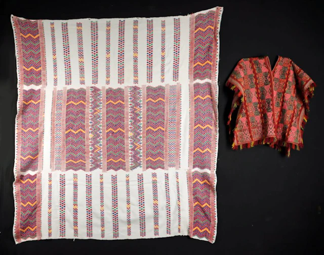 Two Vintage Peruvian & Guatemalan Textiles