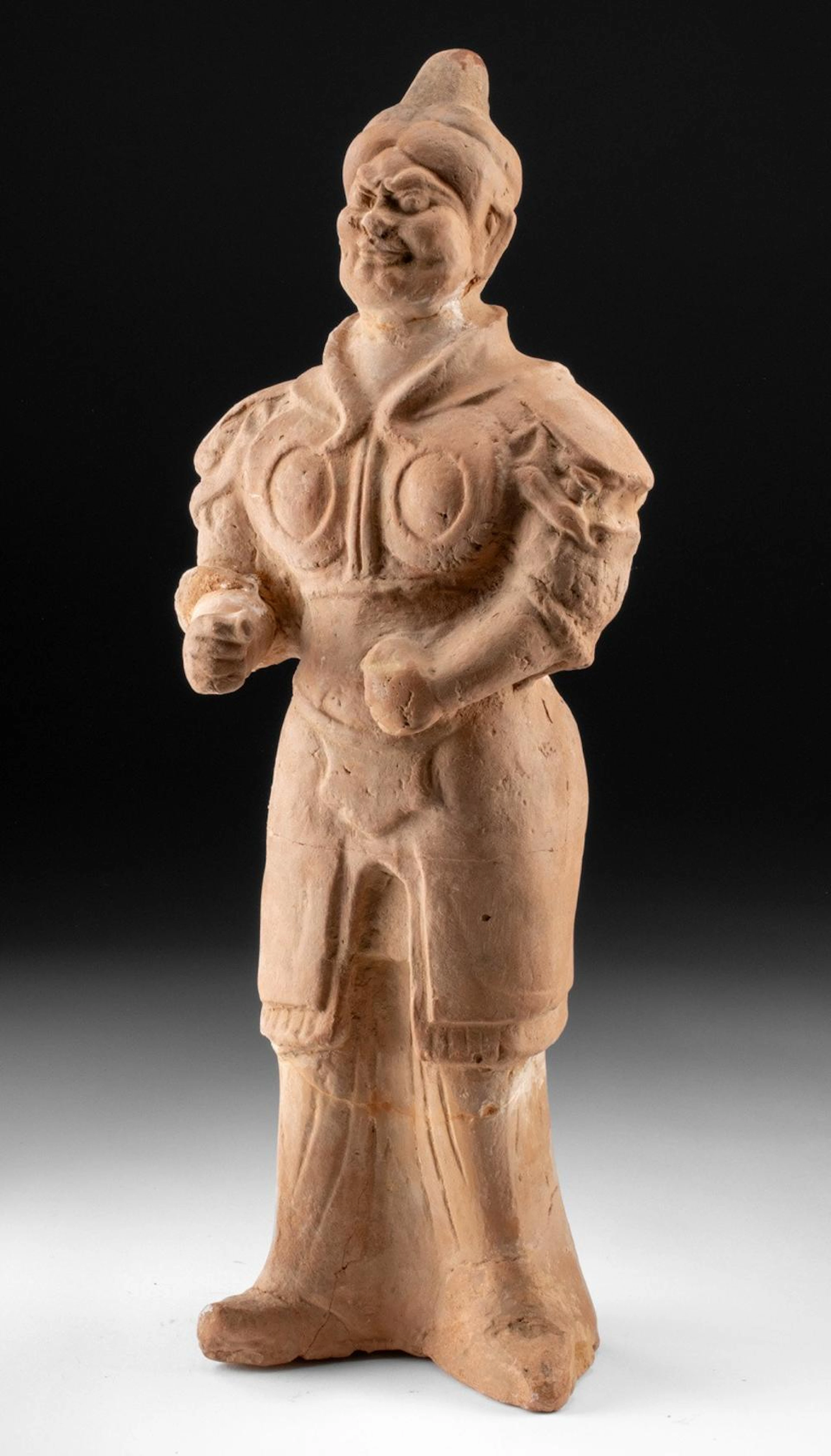 Northern Wei-Tang Terracotta Tomb Guardian, Armored