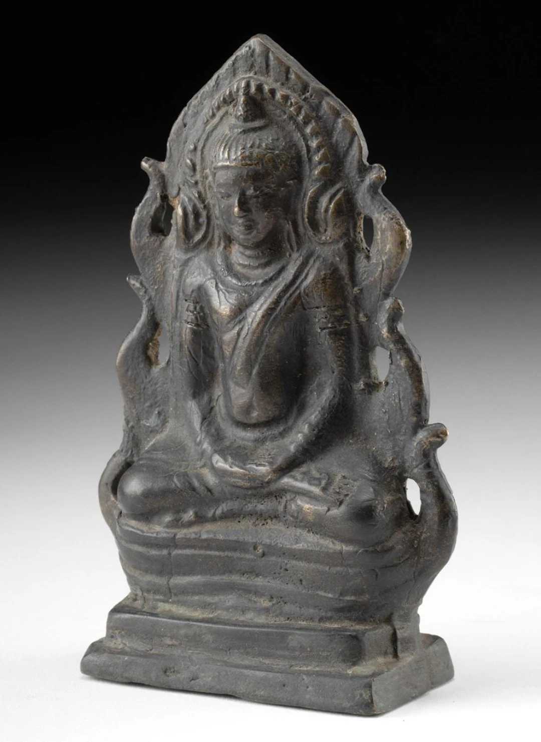 Thai Cast Brass Buddha Statue, Lopburi Style
