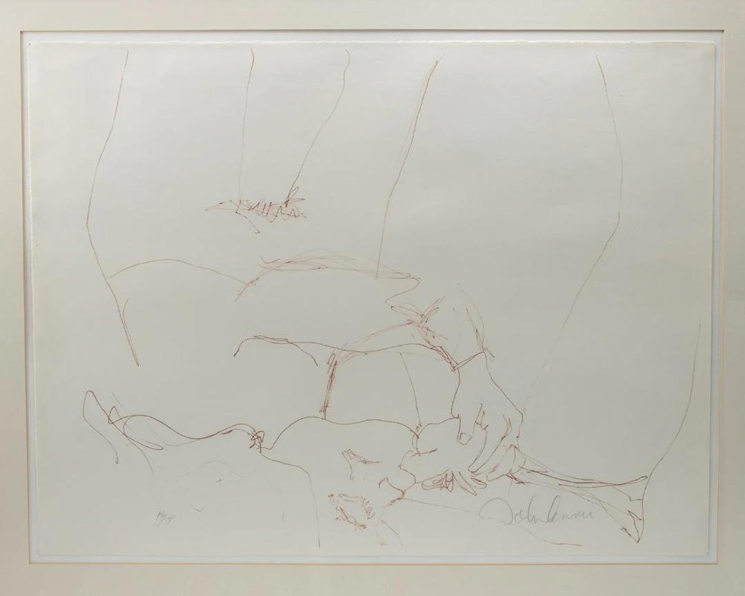 John Lennon Lithograph "Erotic #8" Bag One Portfolio (1970)