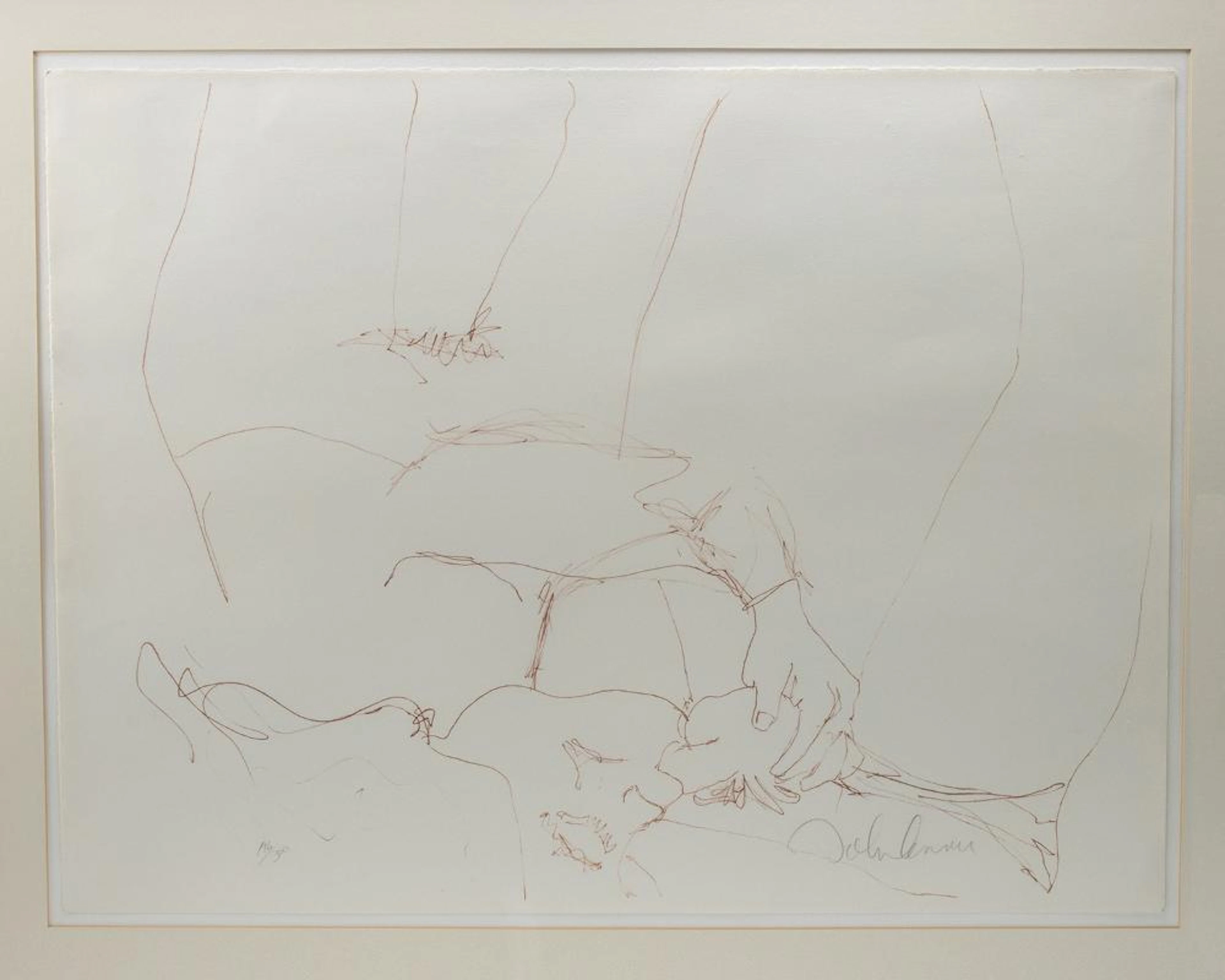 John Lennon Lithograph "Erotic #8" Bag One Portfolio (1970)