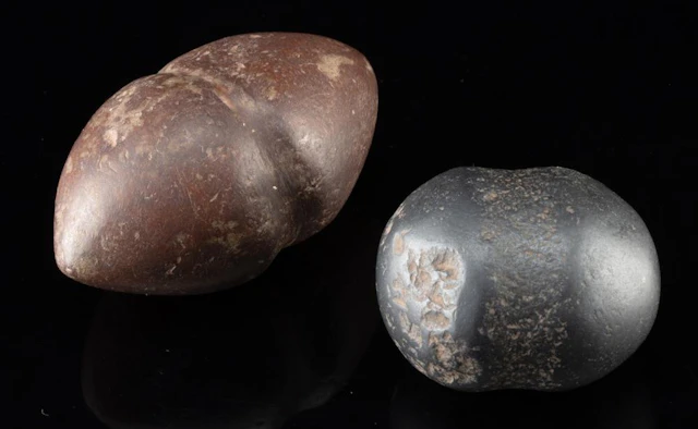 Two Grooved Stone Maul Heads | Pre-Columbian Peru and Plains Tribes