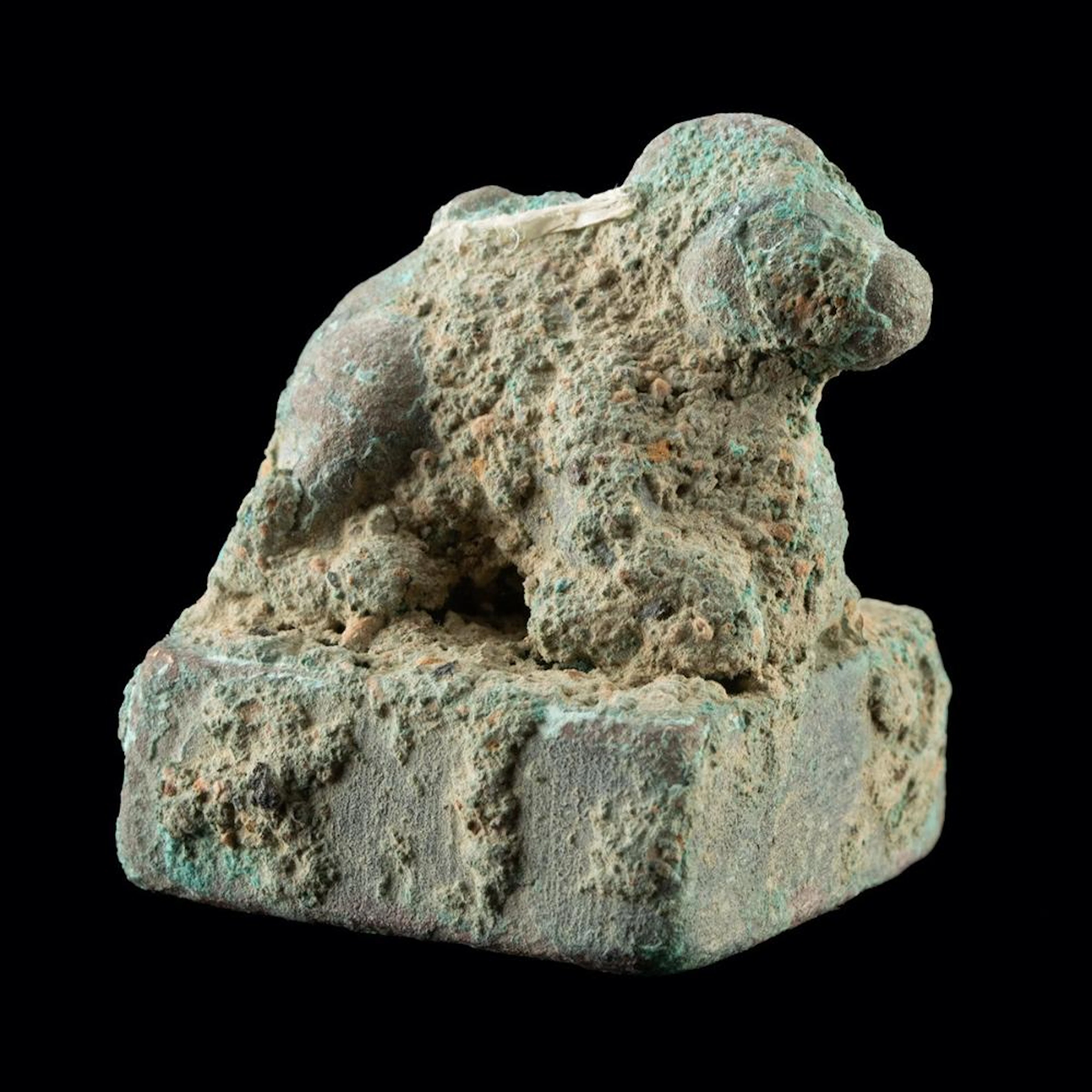 Han Dynasty Bronze Personal Seal (Yin), Ram Figure