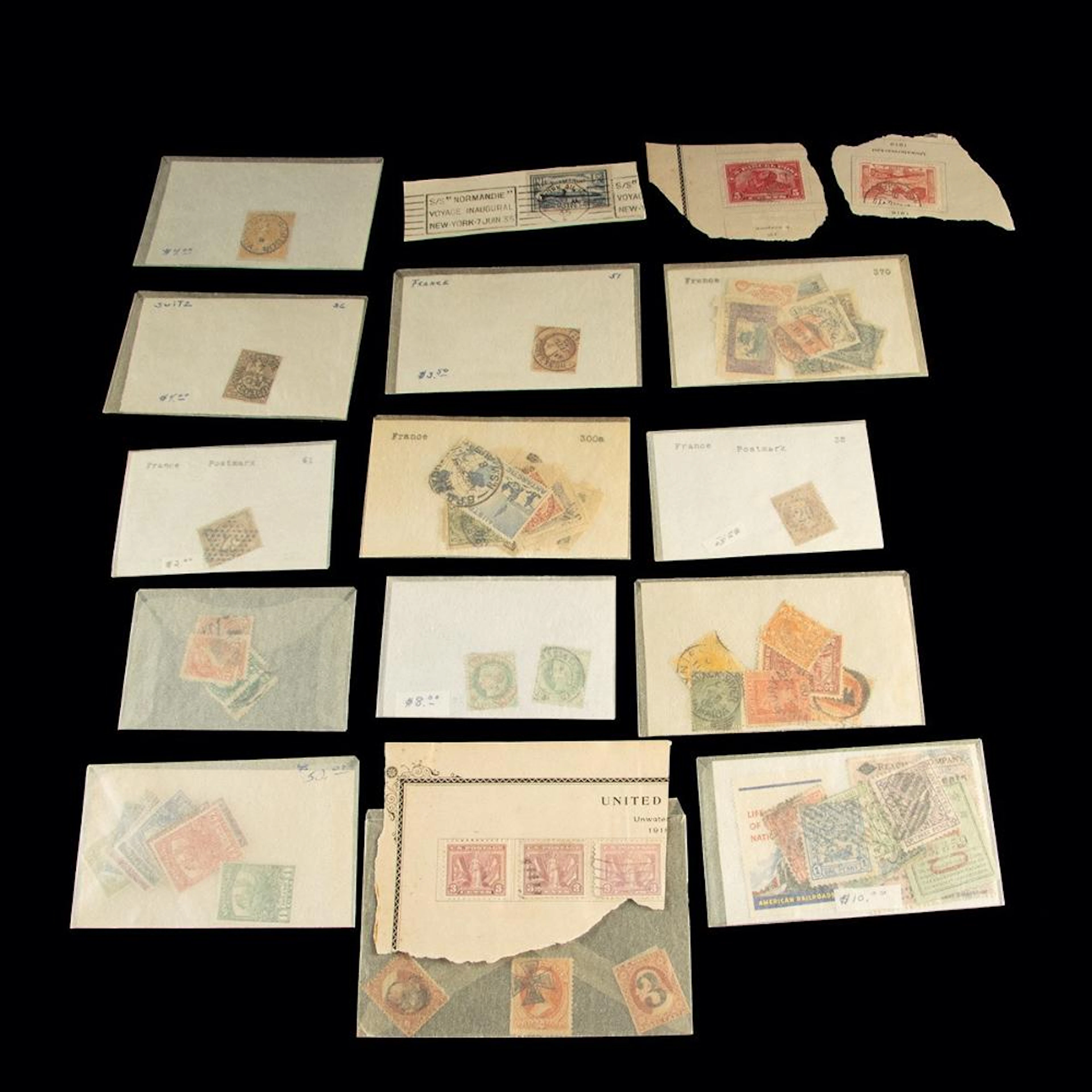 19th C. World Postage Stamps - Group of 72, British Empire & Colonial