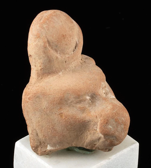 Romano-Egyptian Pottery Toth Deity Baboon Head
