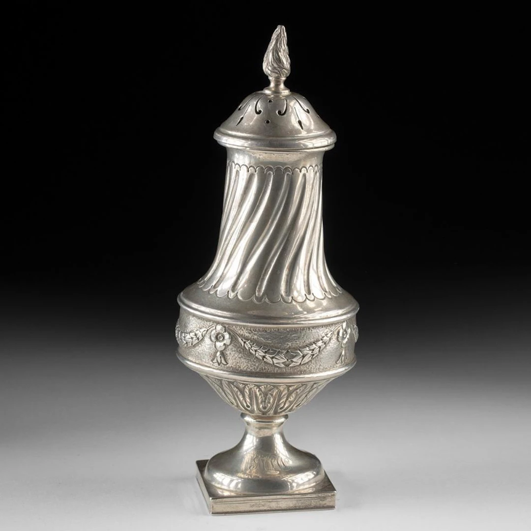 1905 British Sterling Silver Sugar Caster by Ducrow & Atkins