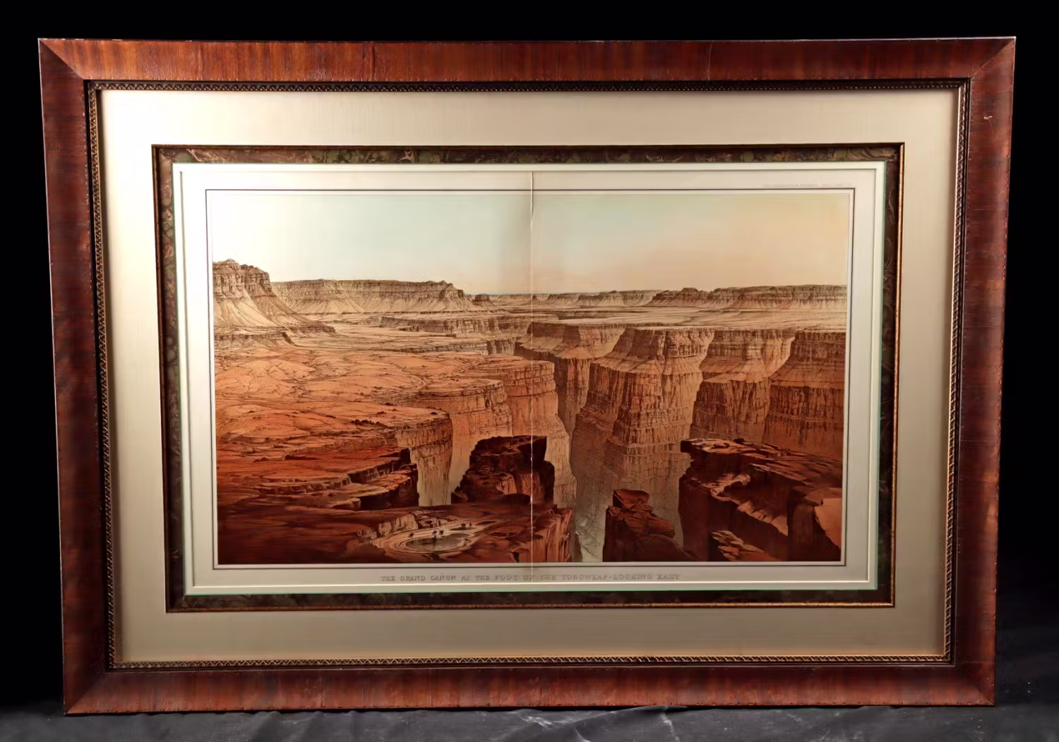 William Holmes "The Grand Canon at the foot of the Toroweap - Looking