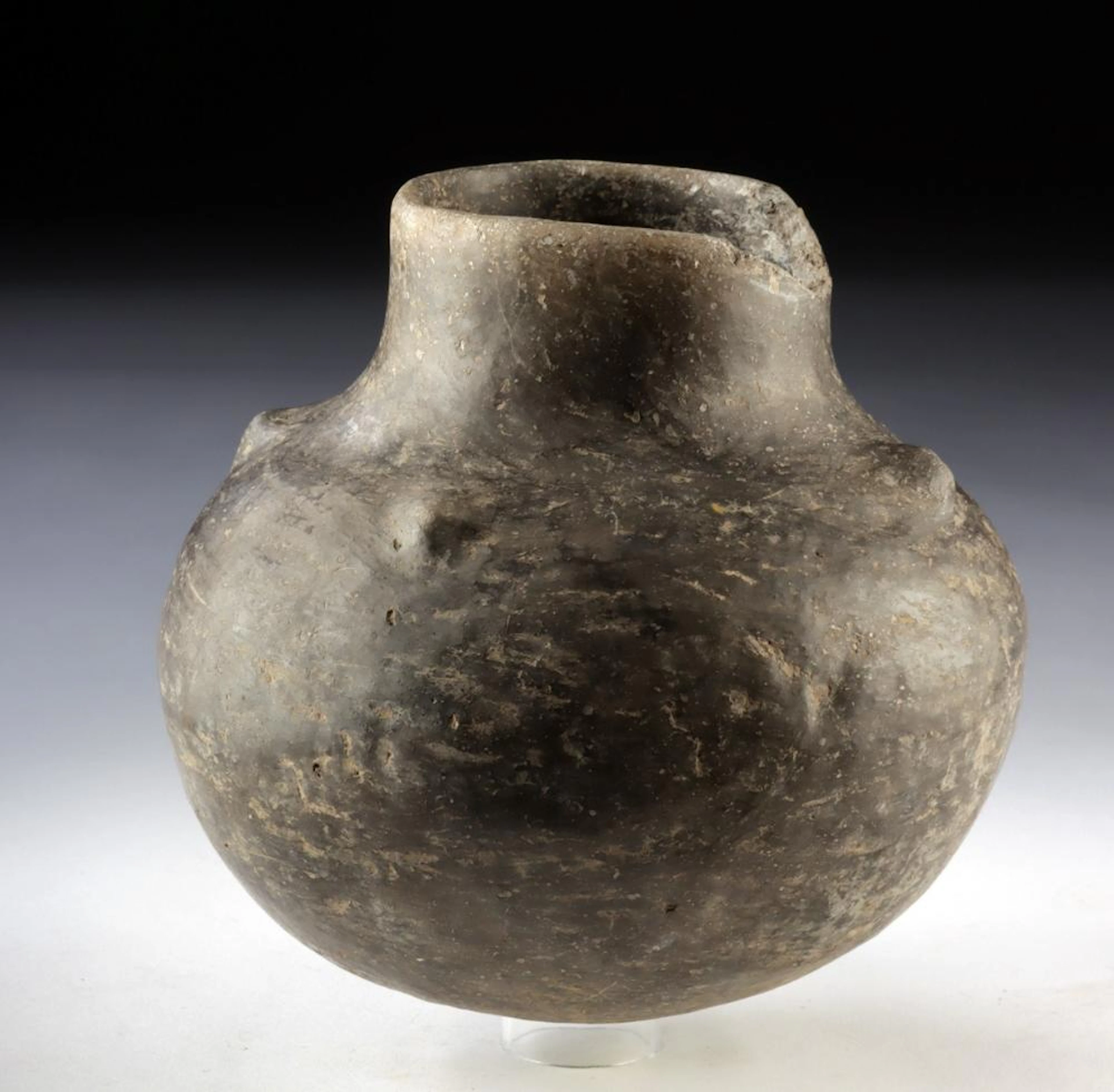 Mississippian Bell Plain Jar | 4 Shoulder Nodes, ex-Seever