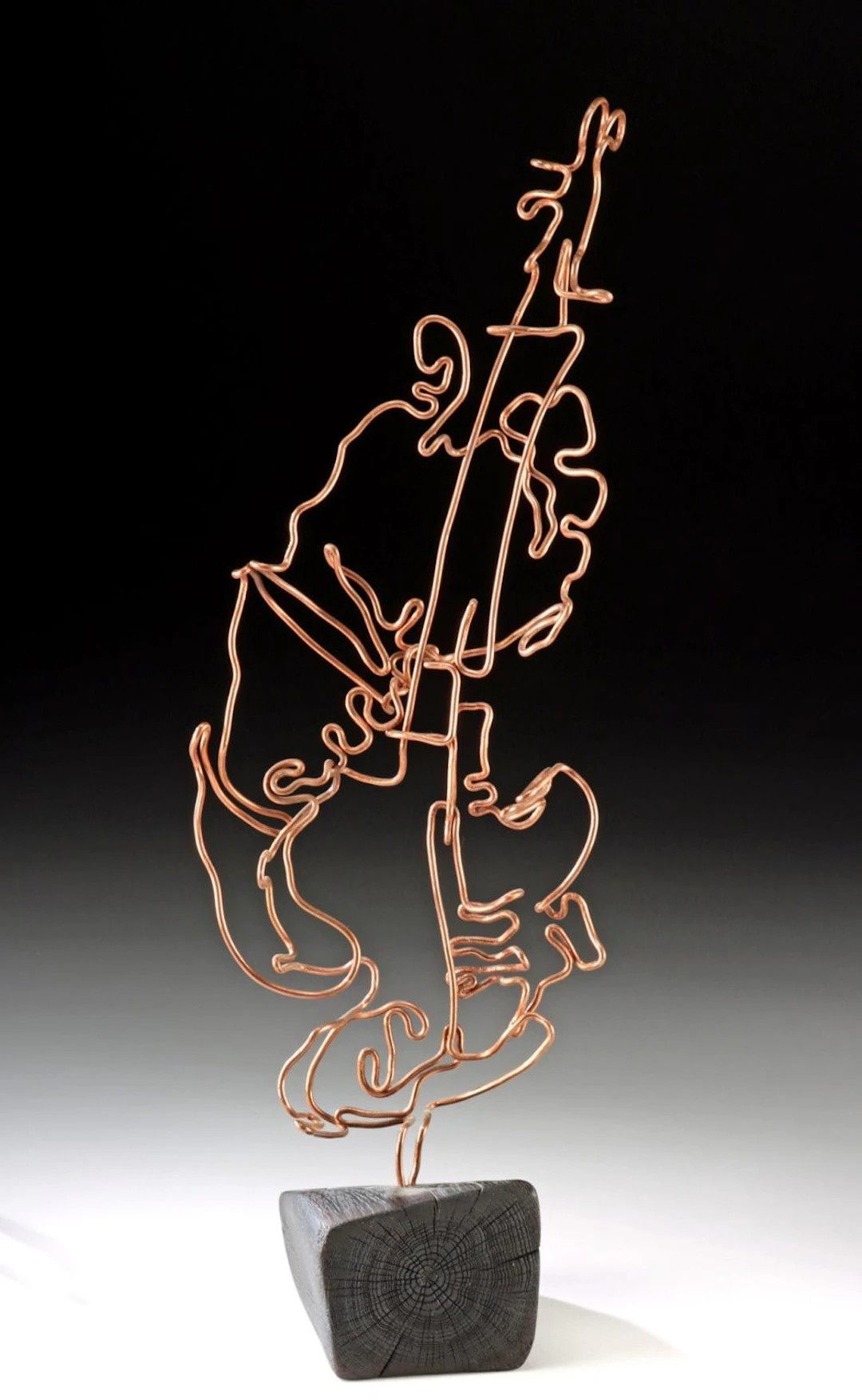 Alena Vavilina Mixed Media Sculpture "Jazz #2" (2019)