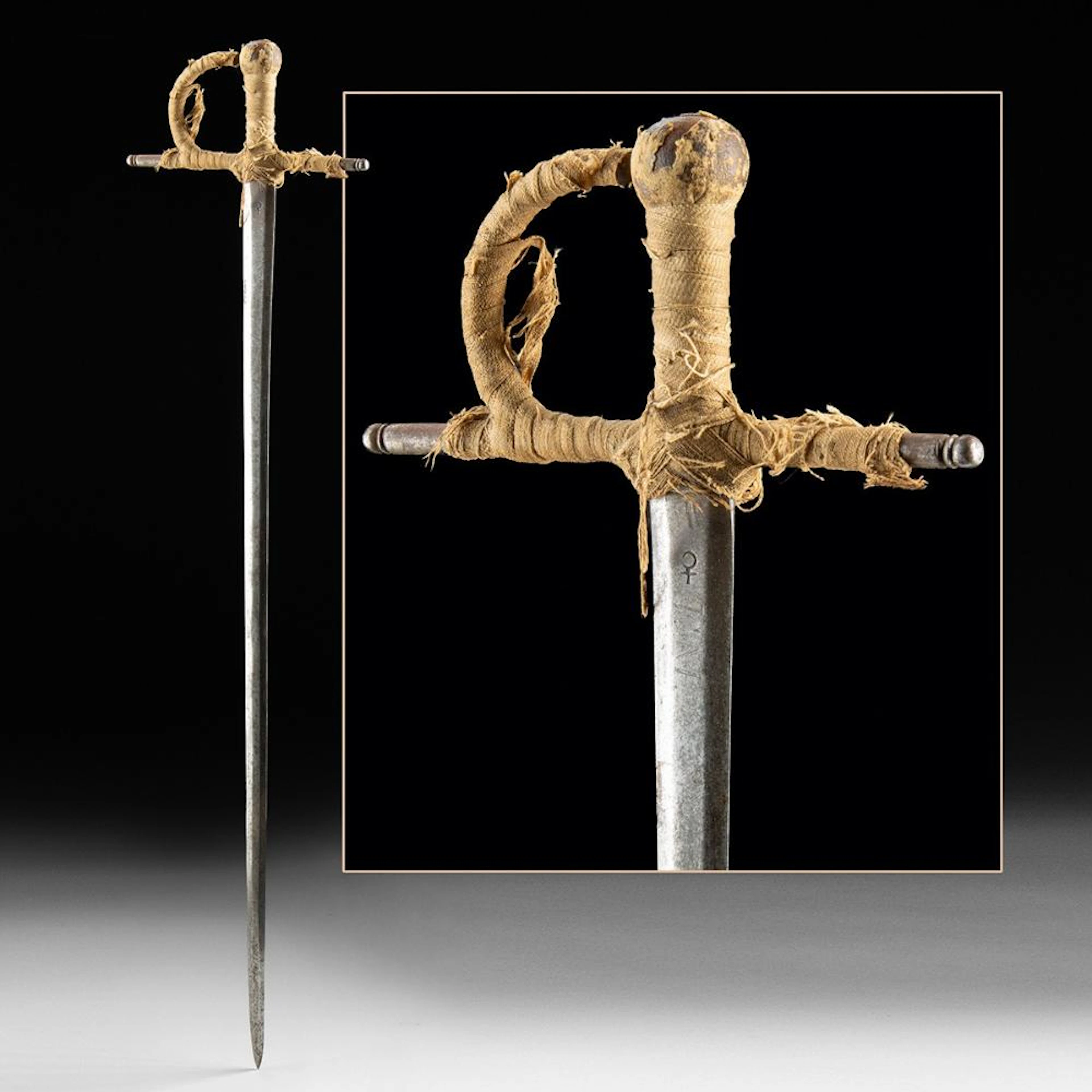 19th C. Spanish Matador's Sword, Estoque de Torero