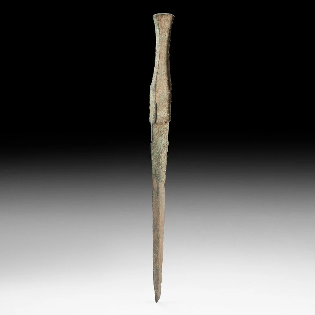 Near Eastern Luristan Bronze Blade, Zagros Highlands