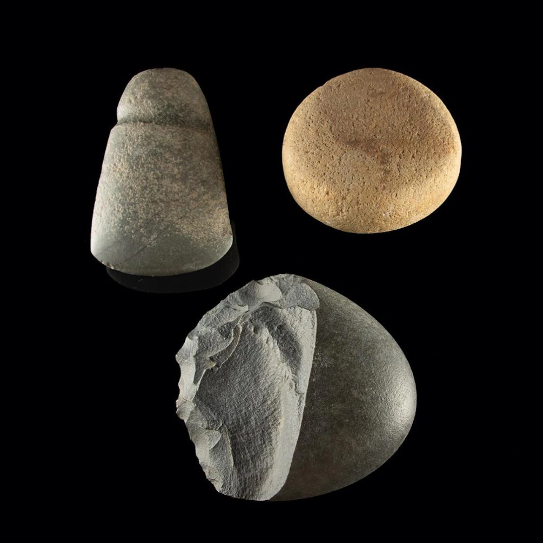 Three Woodland to Mississippian Stone Tools