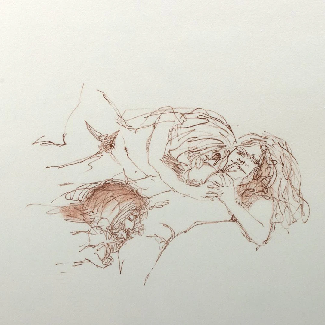 John Lennon Lithograph "Erotic #5" Bag One Portfolio (1970)