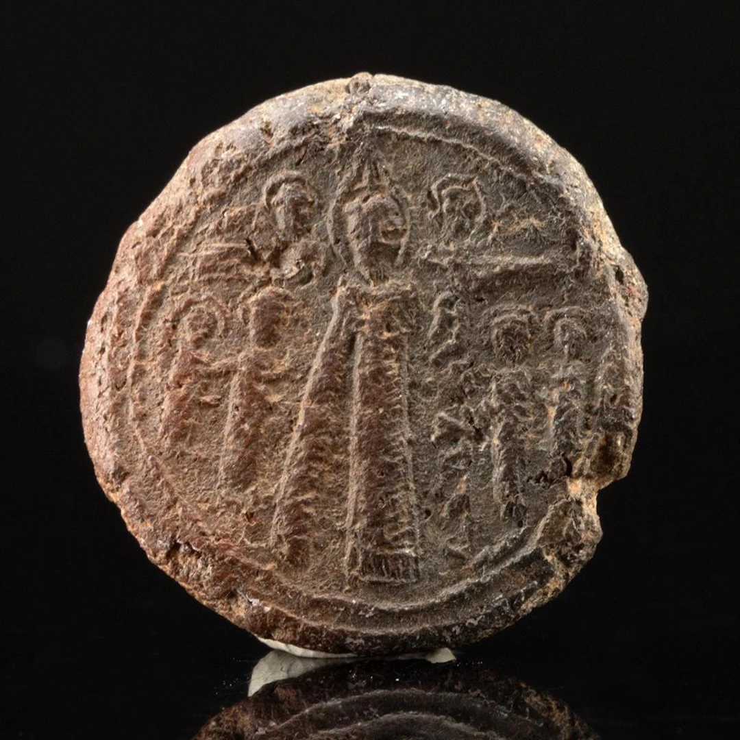 6th C. Byzantine Eulogia, Saint Symeon Stylites Token