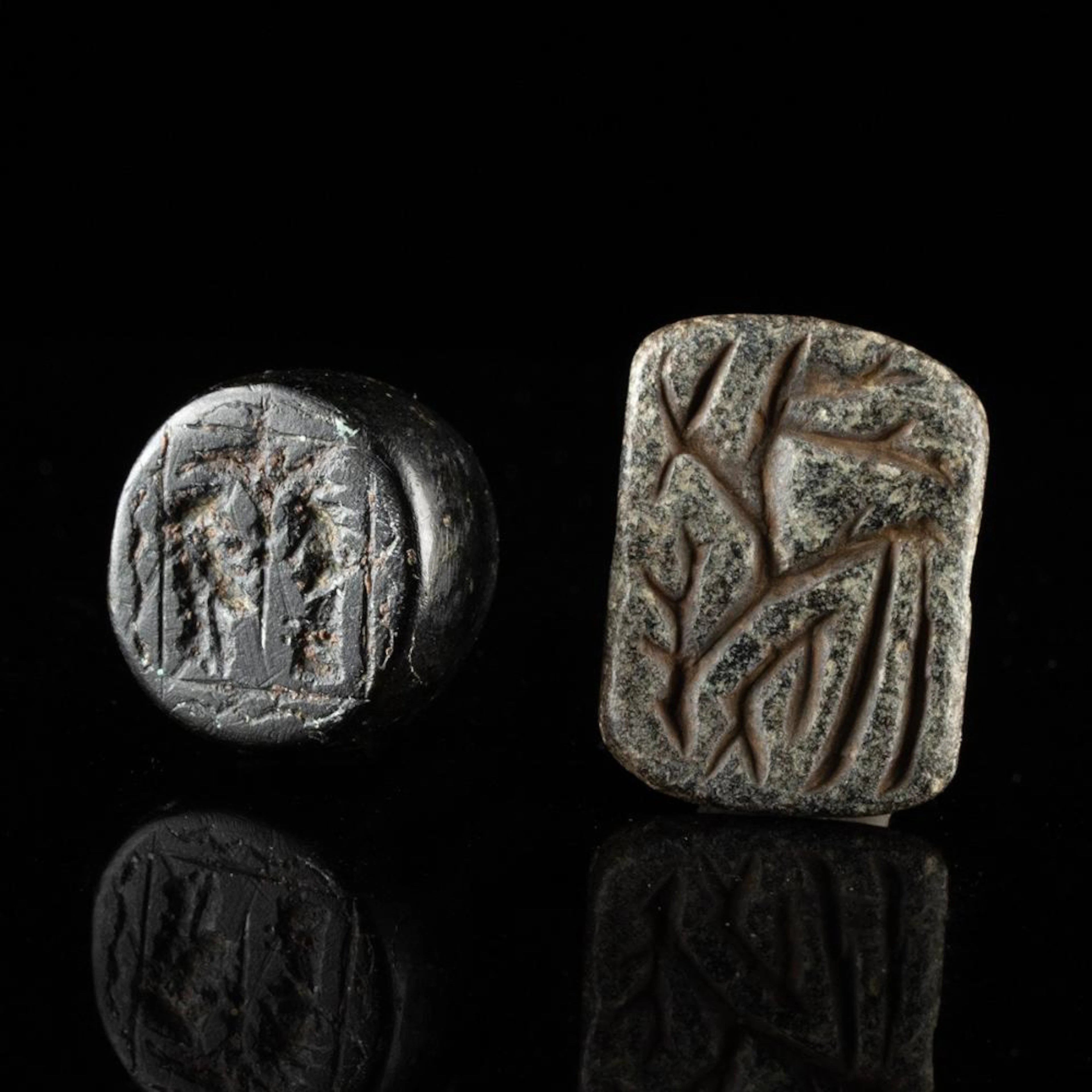 Mesopotamian Stone Seal Beads - Zoomorph & Figures