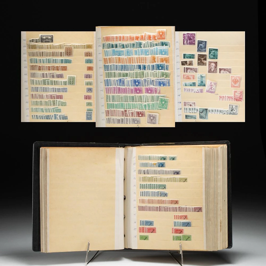 Philatelic Album of Unused Austria Stamps, Scott Nos. 1-718