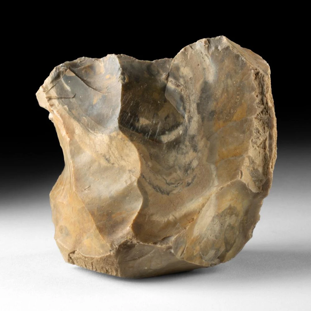 British Paleolithic Large Flint Core, Twydall, Kent