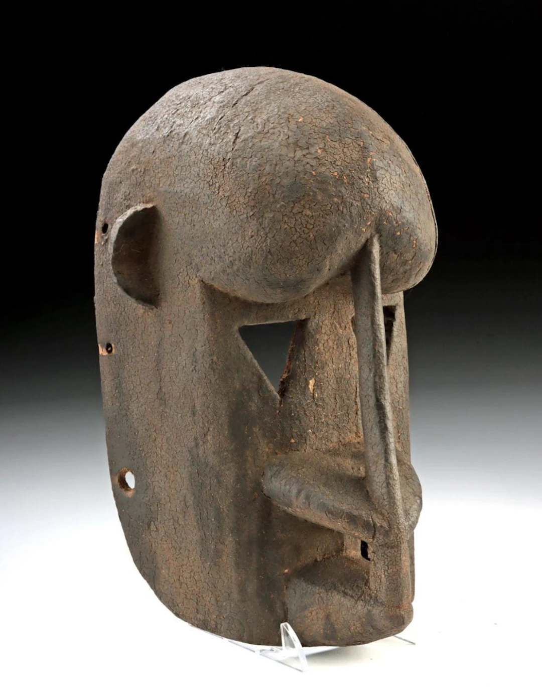 West African Dogon Carved Wood Monkey Mask