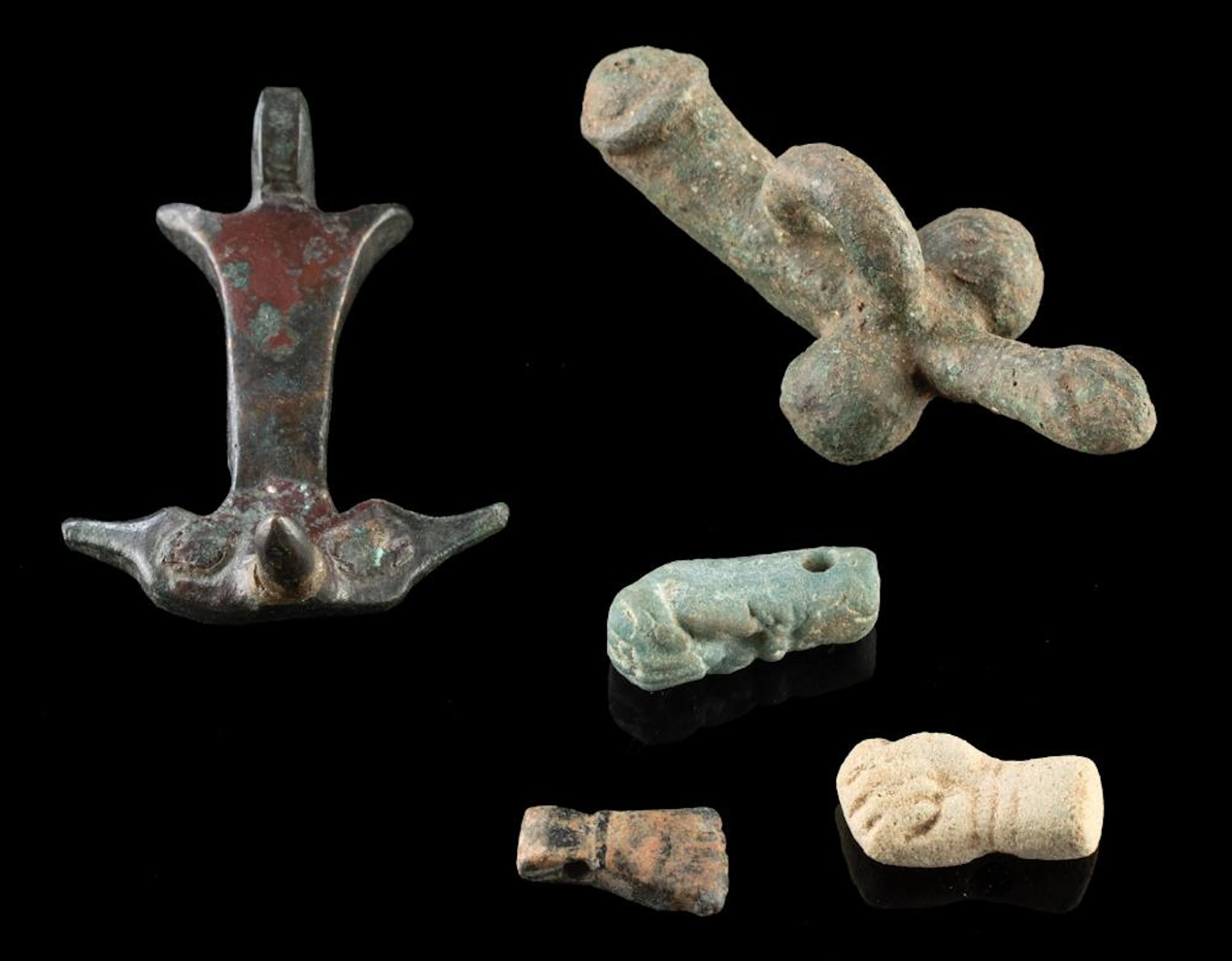 5 Roman & Romano-Egyptian Apotropaic Amulets | Fascina & Evil Eye Talismans