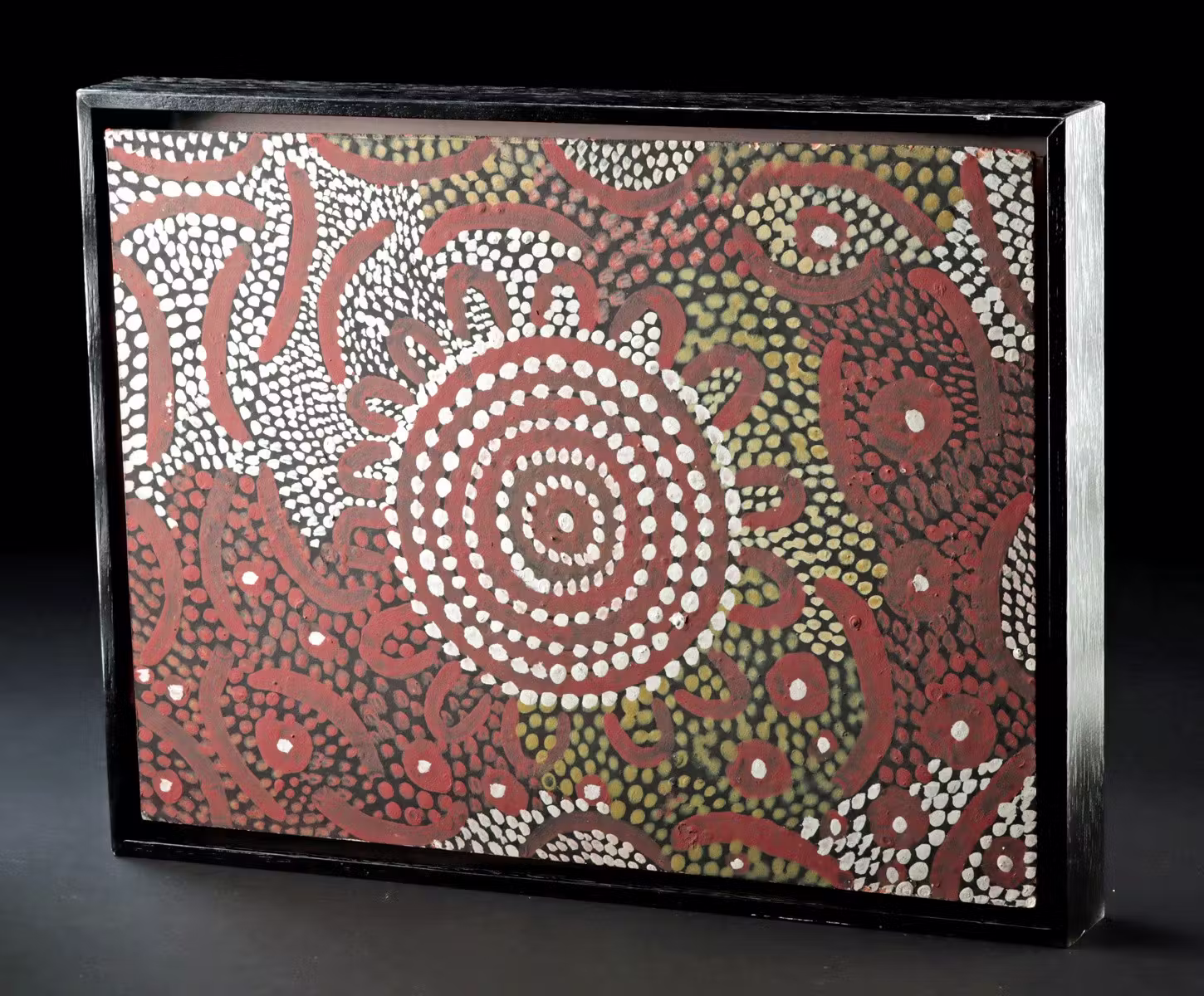 Old Mick Wallankarri Tjakamarra Painting "Men's Site" (1978)
