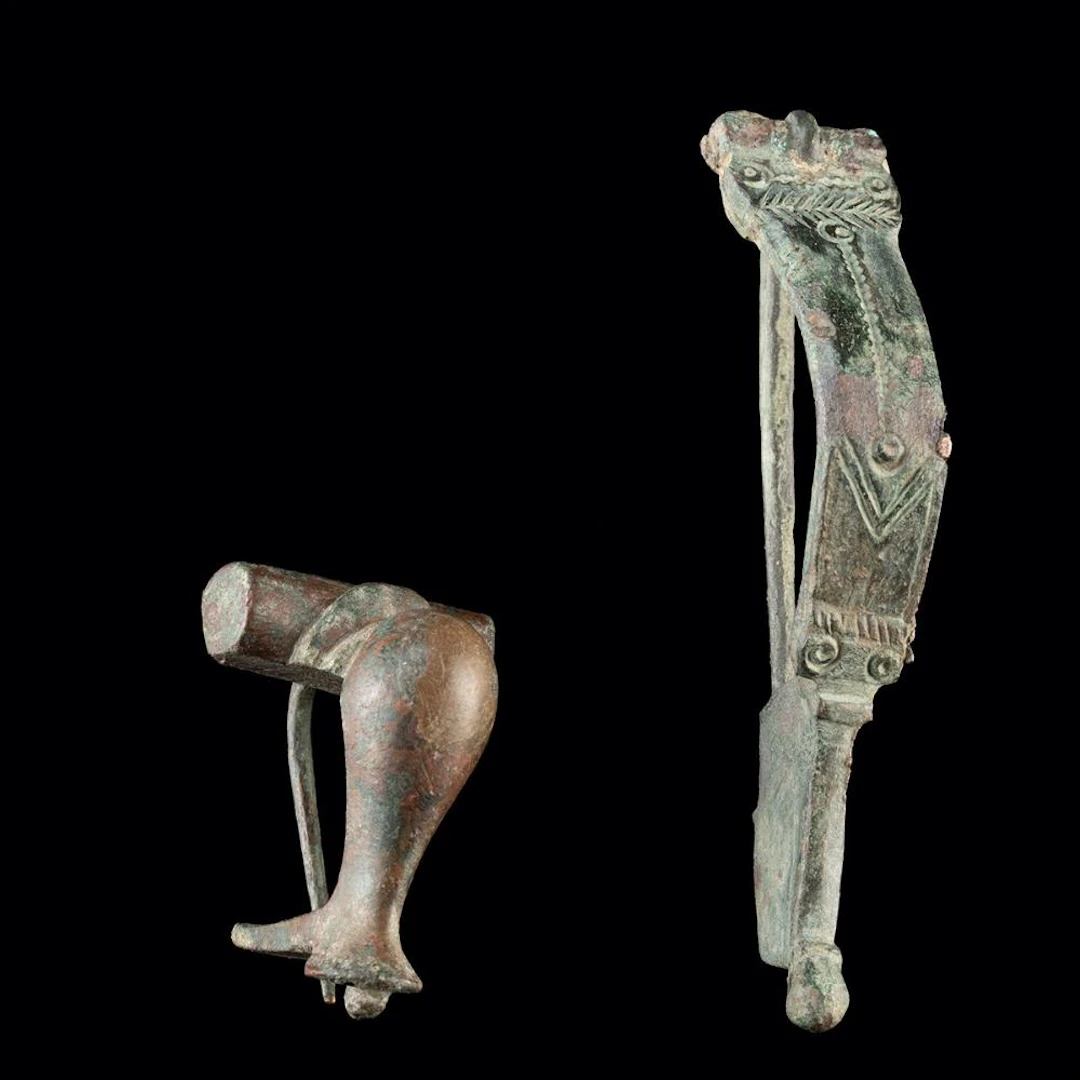 Roman Bronze & Copper Fibulae - Knee-Form & Bow Brooches