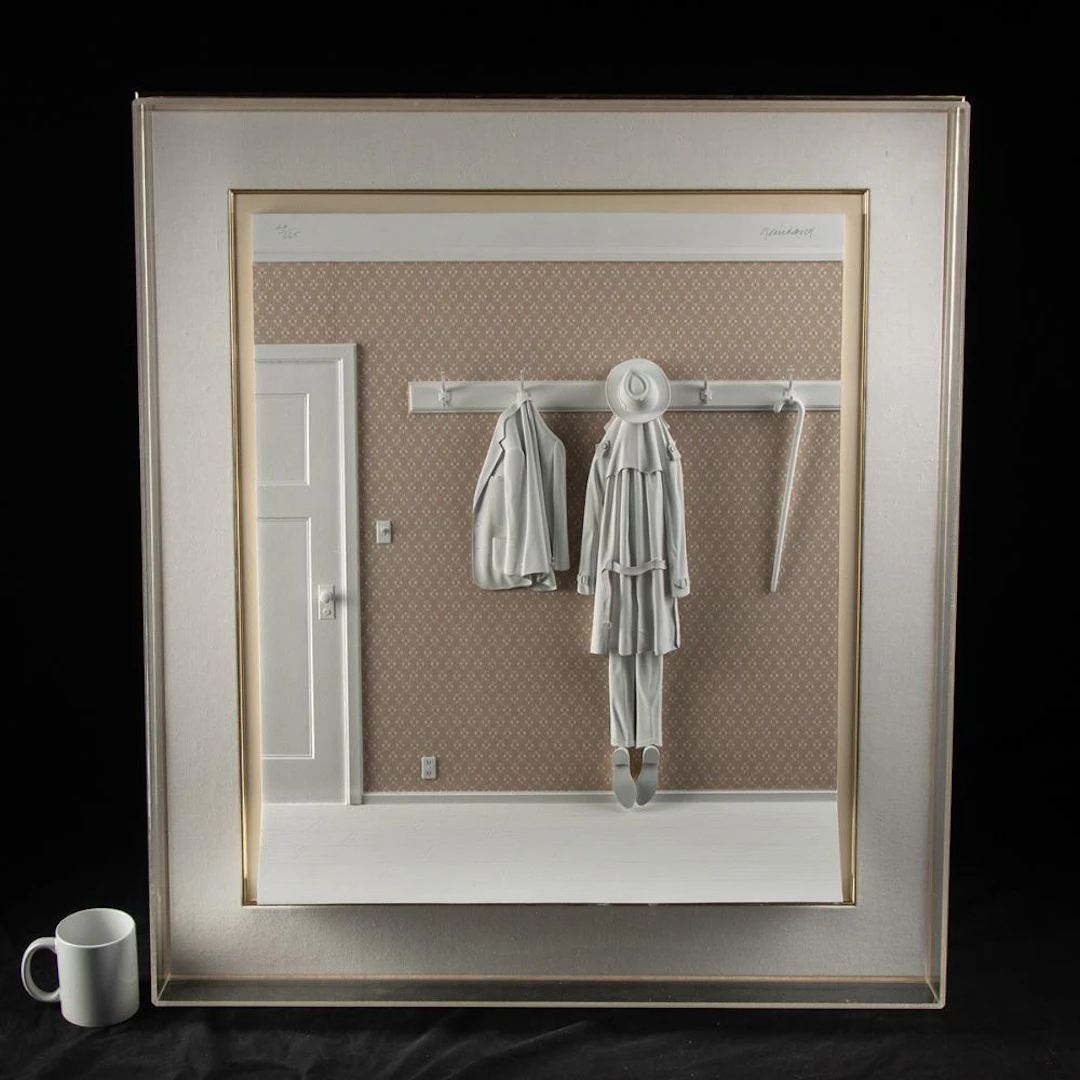 Siegbert Reinhard Paper Sculpture "Hung-Up!?"