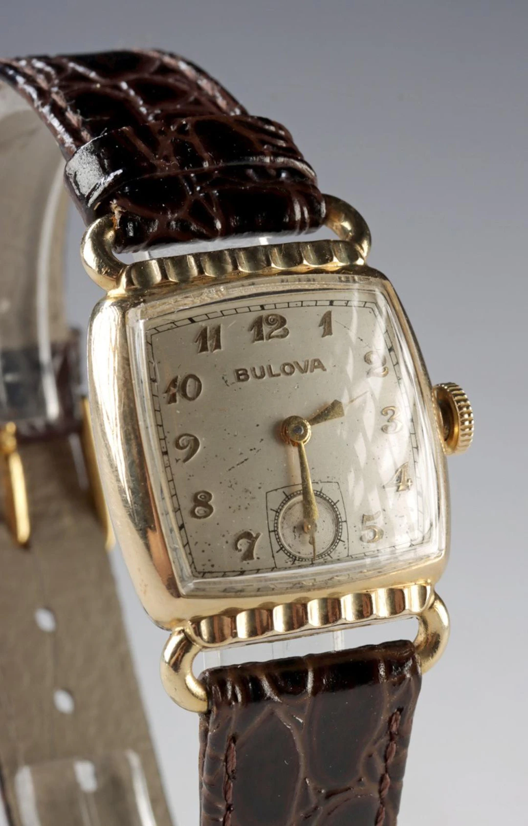10K Gold Plated Bulova Wristwatch, 10BC 15 Jewels