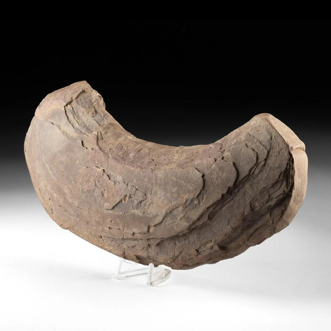 Large Native American Carved Stone Implement