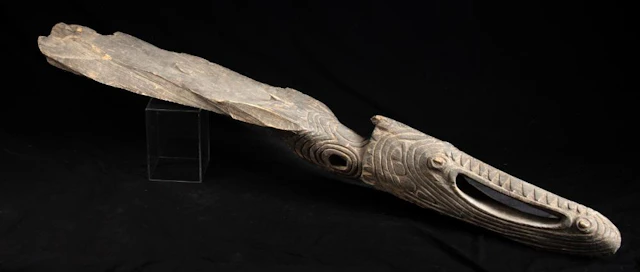 Papua New Guinea Crocodile Canoe Prow, Ancestral Spirit