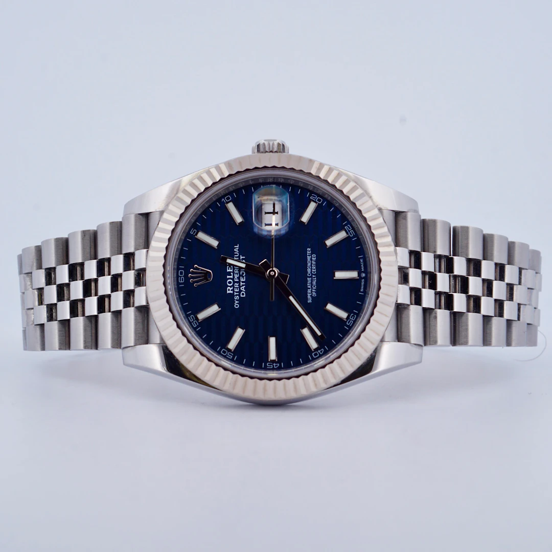 Rolex Datejust 41 Ref. 126334 Blue Motif Dial – 2023