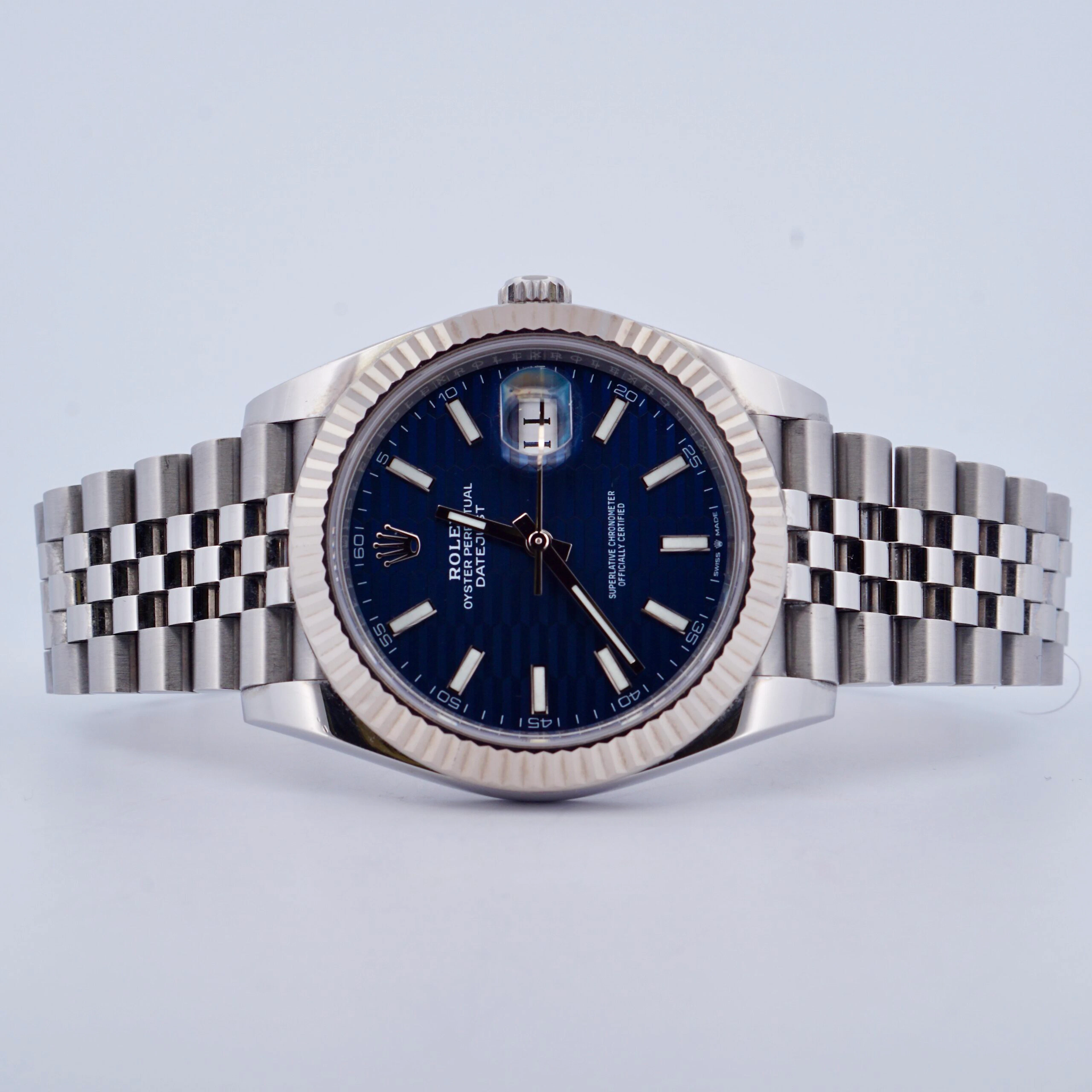 Rolex Datejust 41 Ref. 126334 Blue Motif Dial – 2023
