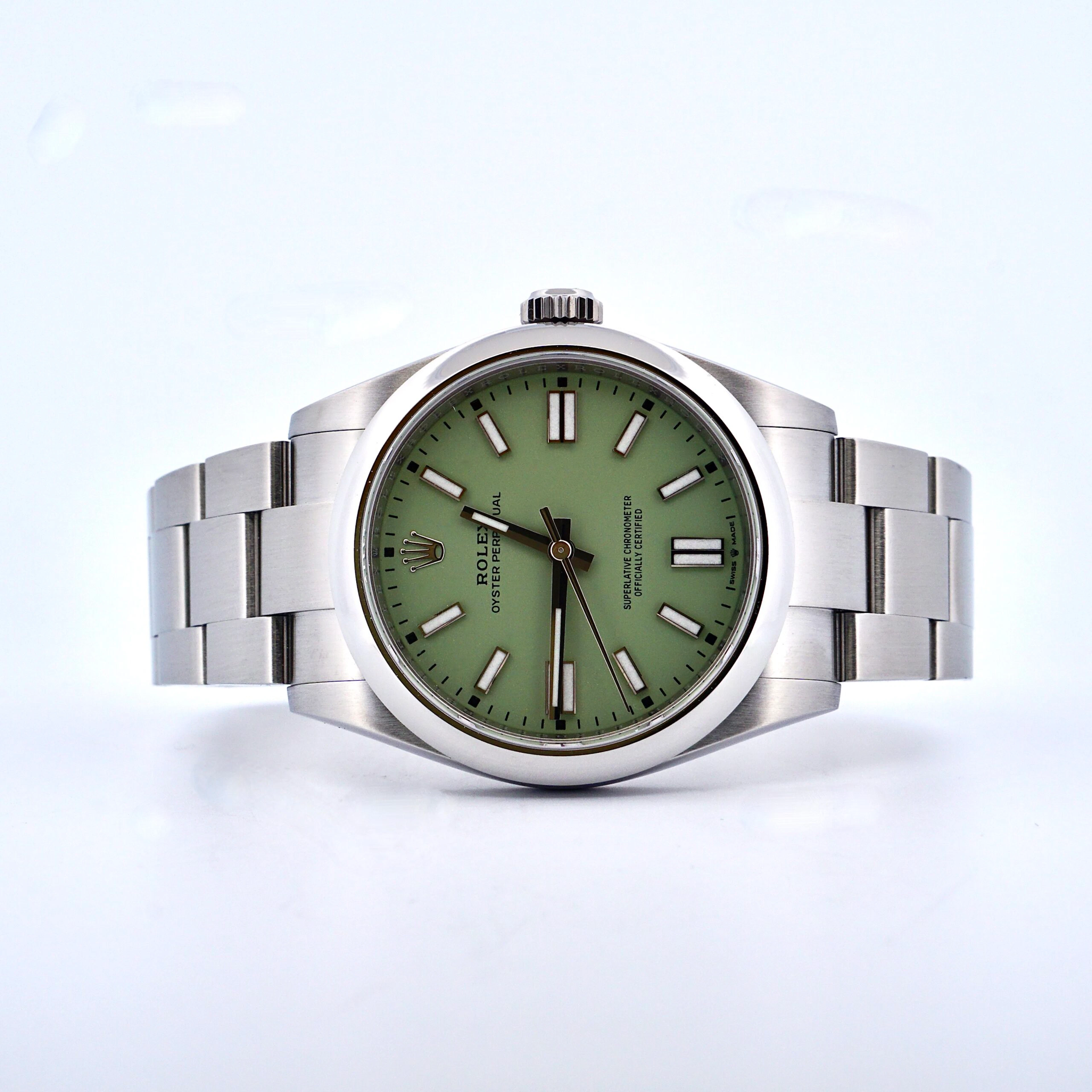 Rolex Oyster Perpetual 41 Ref. 134300 Pistachio -Oanvänd