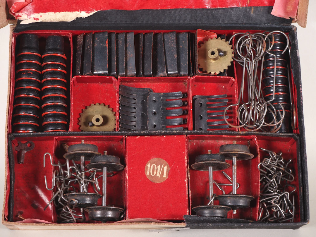 Los 1694: Märklin Metallbaukasten Transportanlage 101/1, in OVP, um 1928
