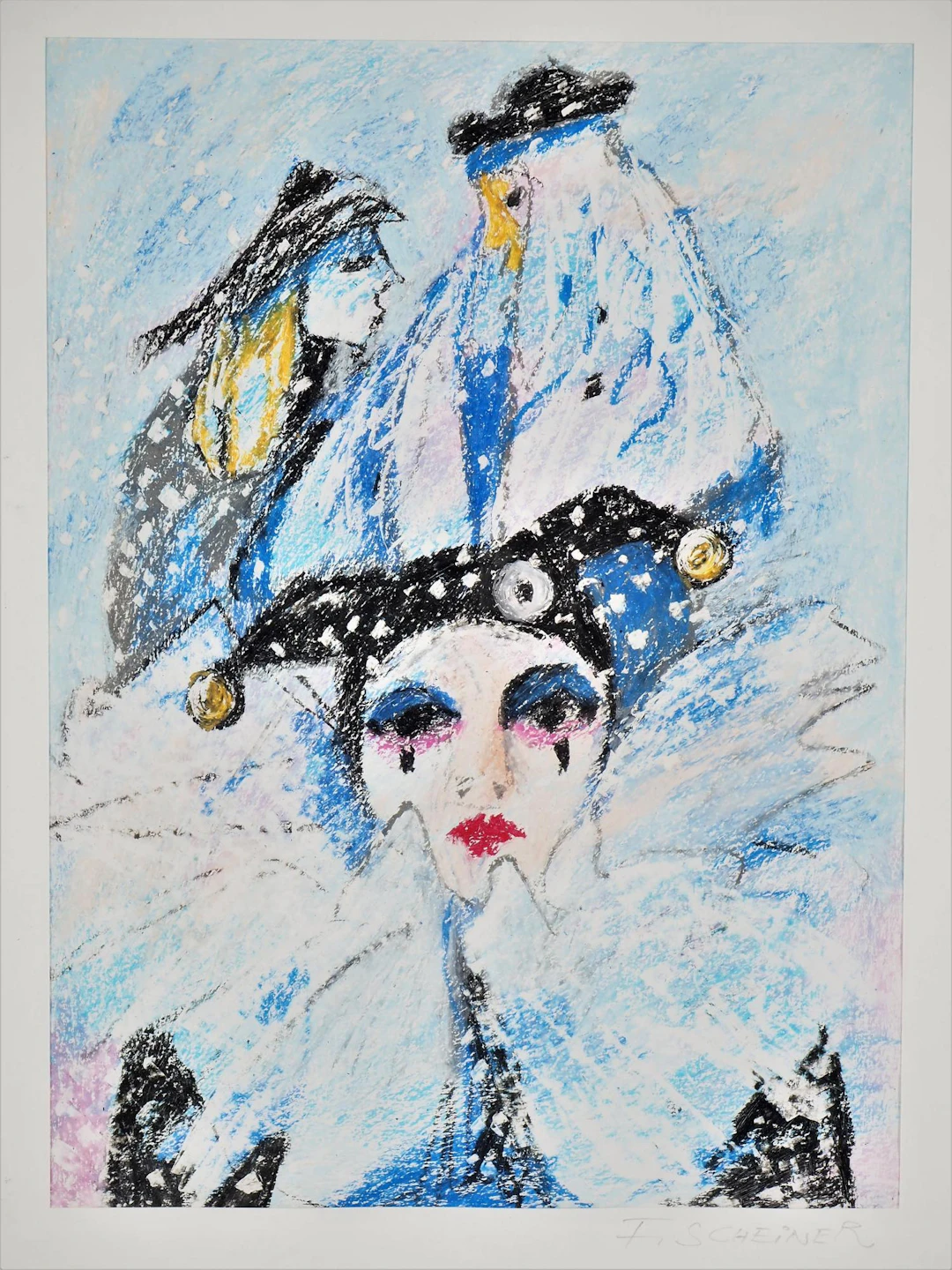Los 12: Fridrun Scheiner (*1939, Lindau) - Maskerade I-III