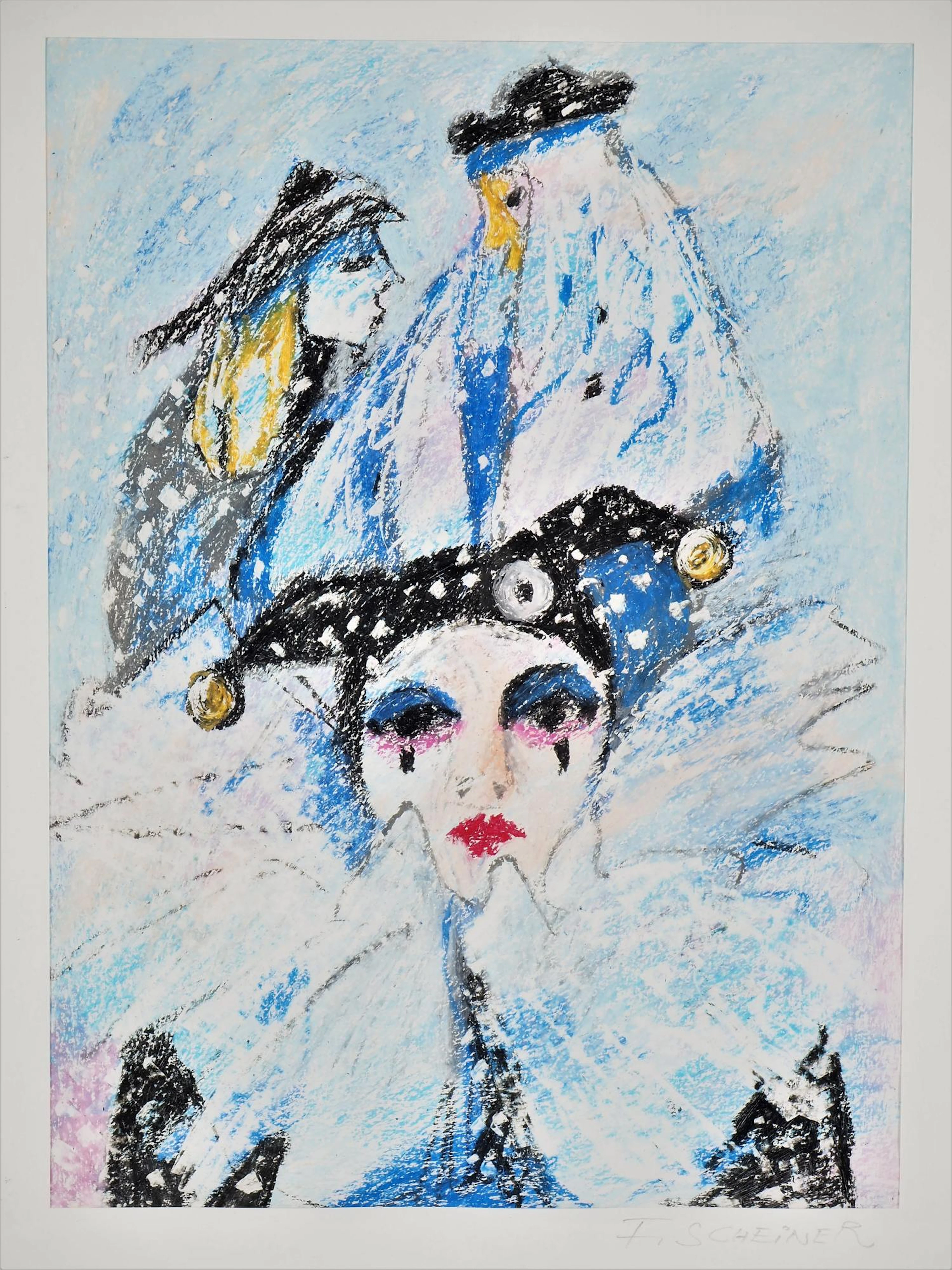 Los 12: Fridrun Scheiner (*1939, Lindau) - Maskerade I-III