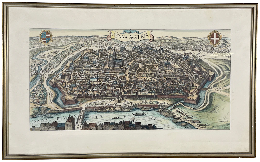 Los 282: Georg Braun und Frans Hogenberg, Vienna Avstriae, Köln, 1572-1617