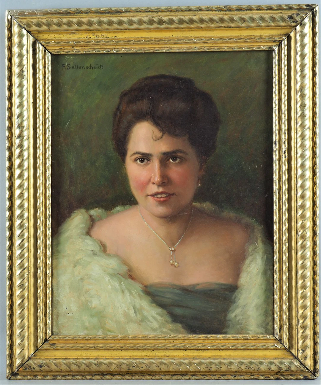 Los 92: Portrait einer Dame, um 1900