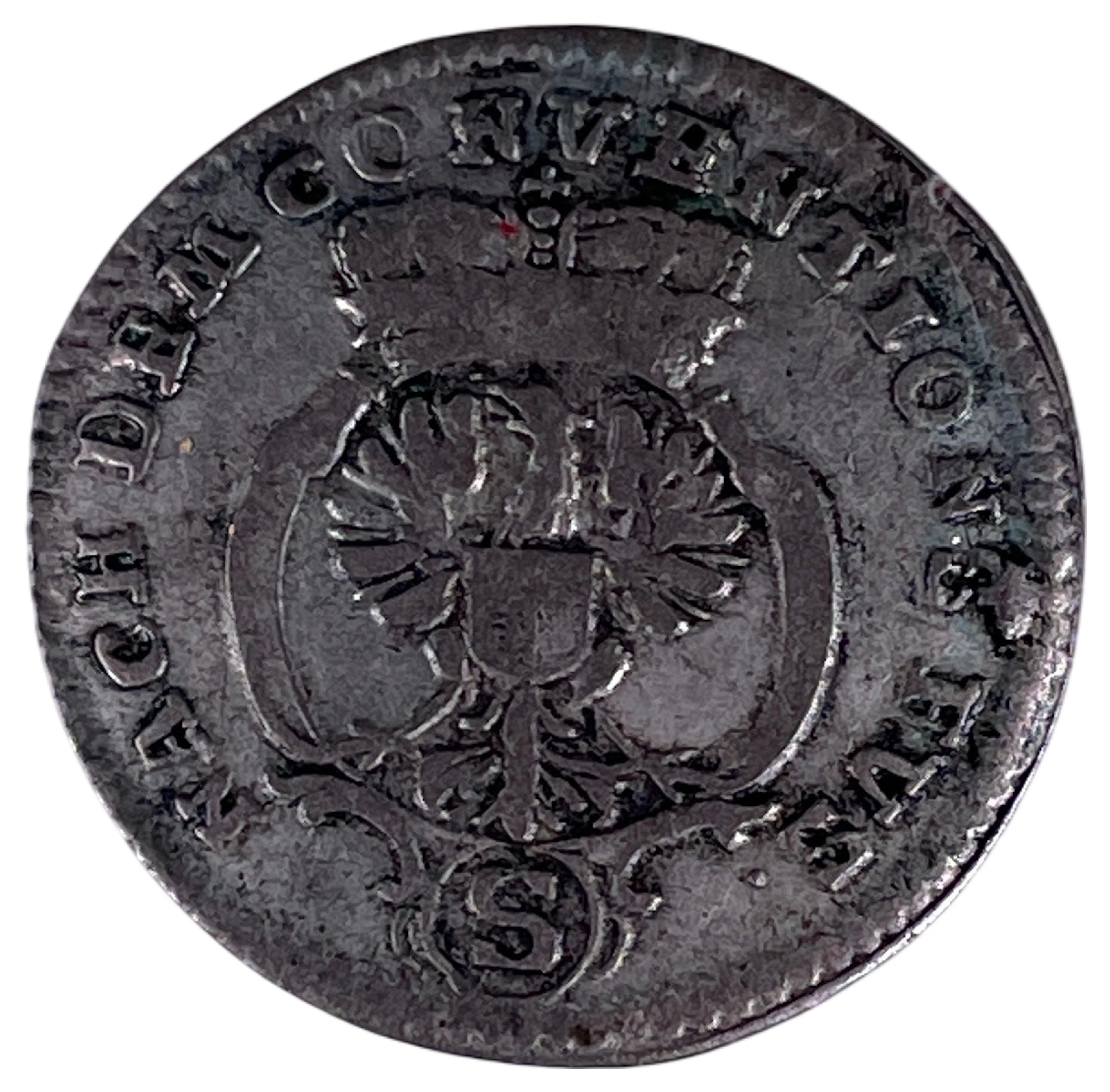 Los 1434: Brandenburg-Ansbach 1769 2 1/2 Kreuzer Landmünze Silber