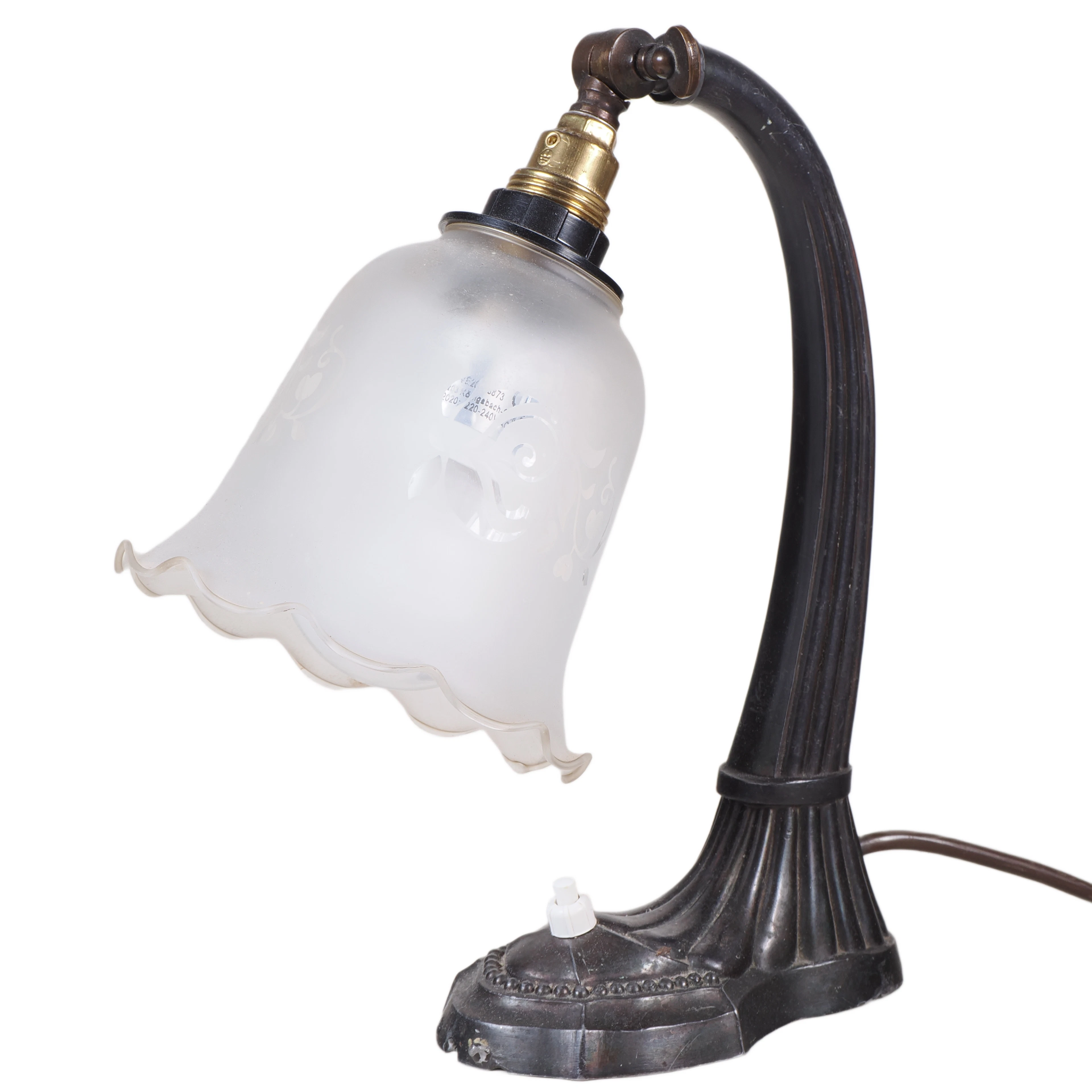 Los 942: Jugendstil Tischlampe um 1900