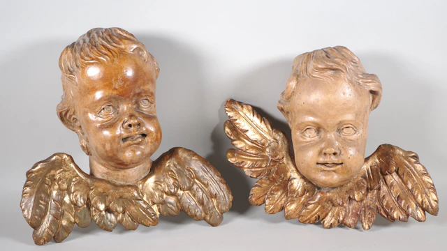 Los 1172: Putto Köpfe 18 Jh.