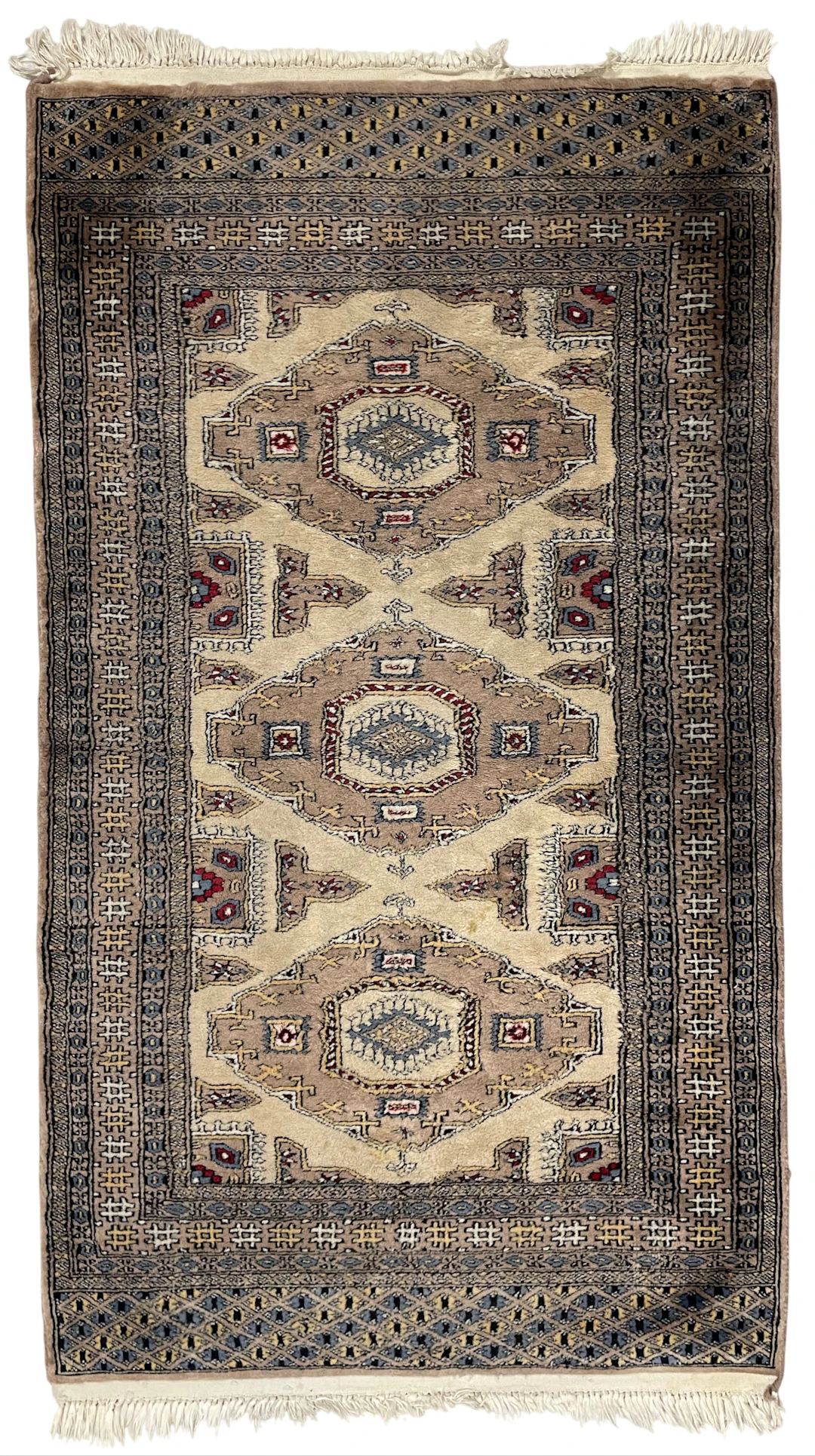 Los 1361: Handgeknüpfter Buchara Orientteppich aus Wolle, ca. 160 x 93 cm