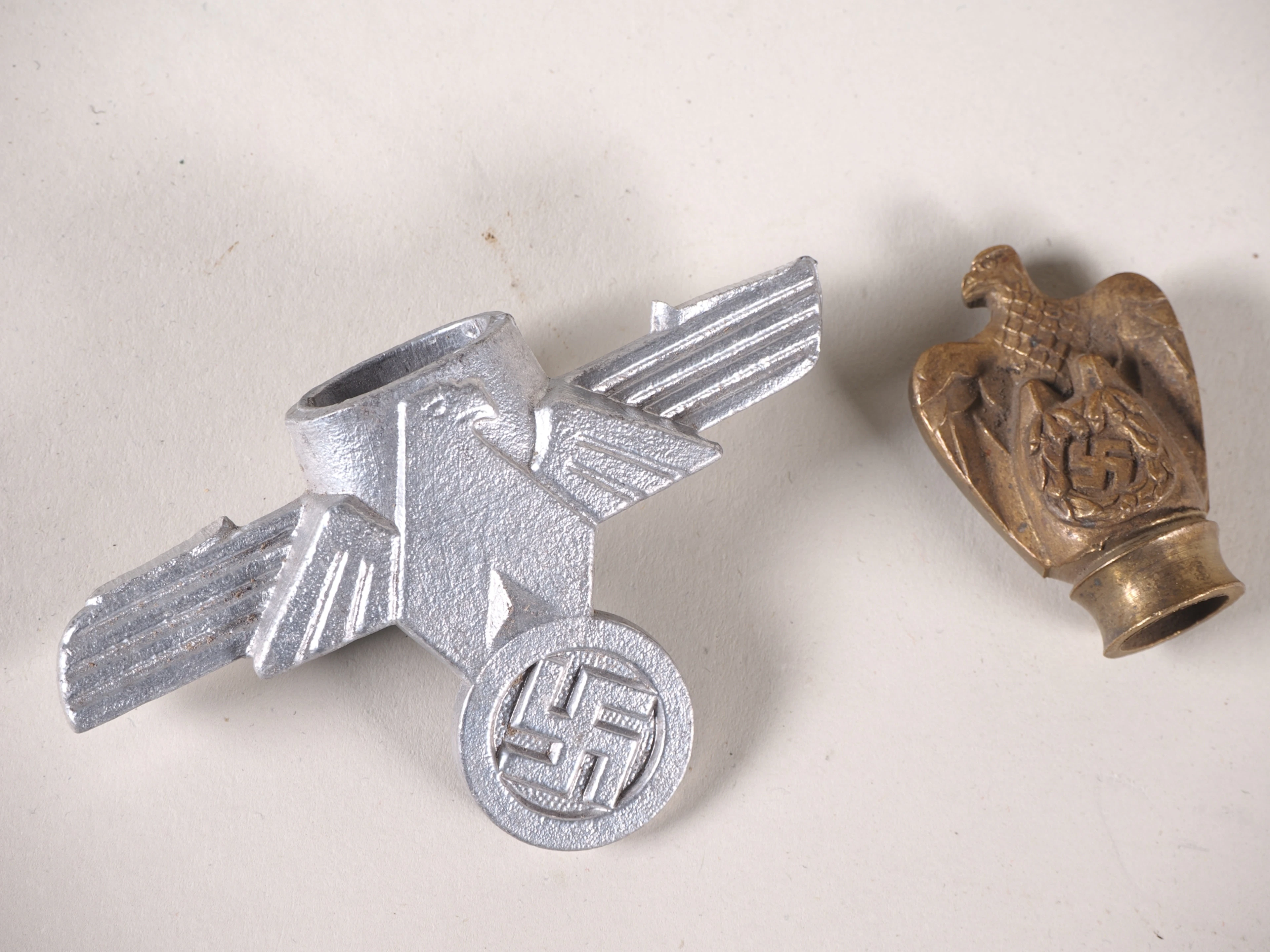 Los 2233: 2x original Dolchteile 3.Reich RLB und Kriegsmarine